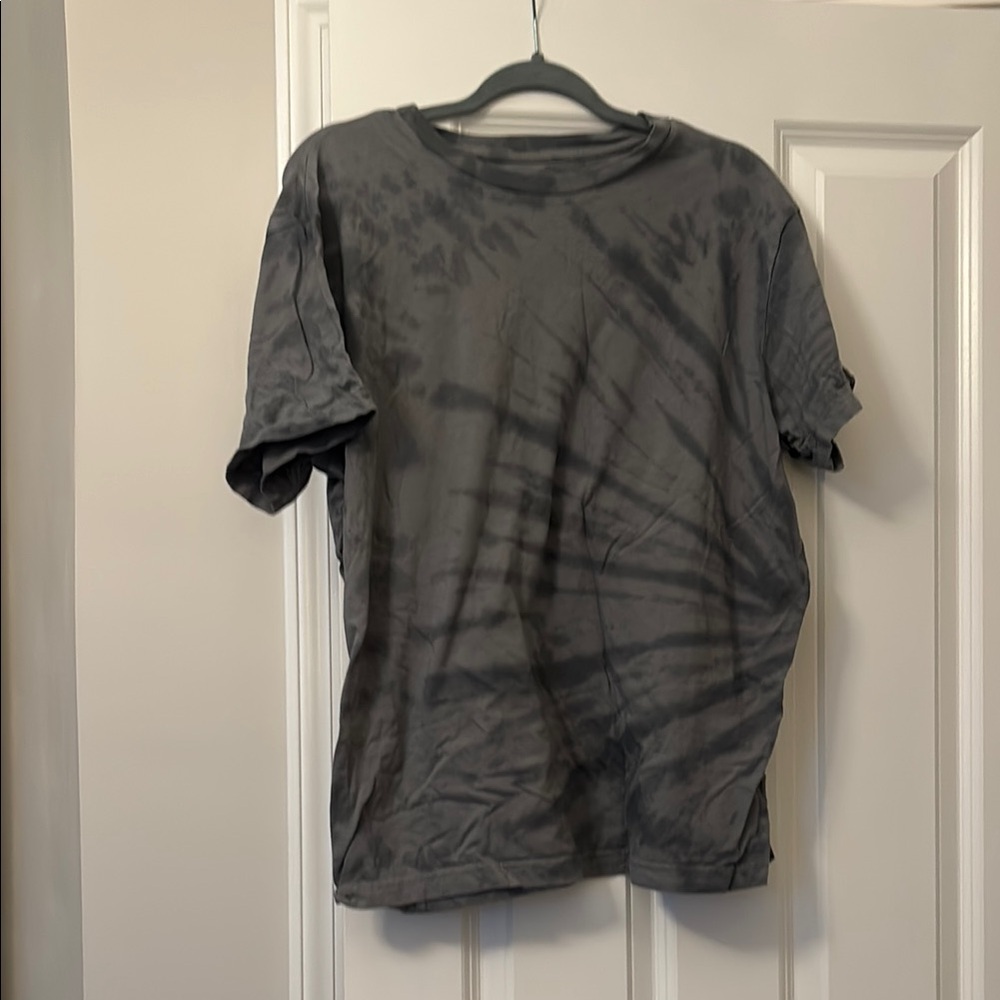 Gray Tie-Dye Men's Shirt